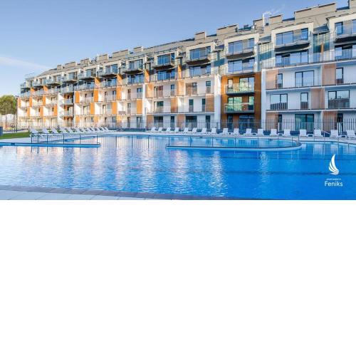 ApartamentyPrzyMorzu 010 z Basenem Tarasem i Ogródkiem