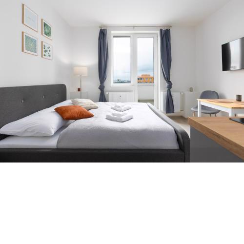 Apartmán u metra s terasou