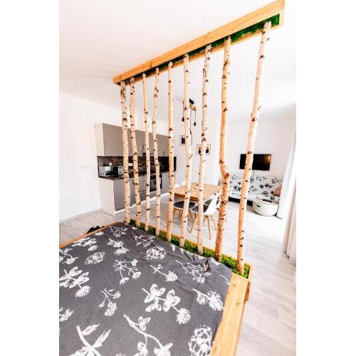 Apartmán v centru Železné Rudy se zahrádkou