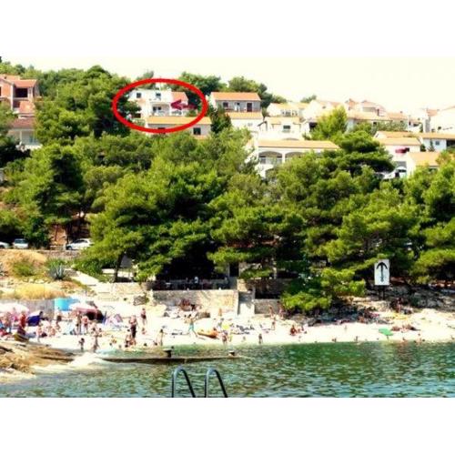 Apartment in Postira with sea view, terrace, air conditioning, WiFi 5124-1
