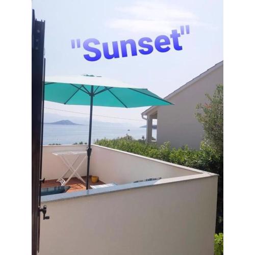 Apartment in Slatine with sea view, balcony, air conditioning, WiFi 5130-1