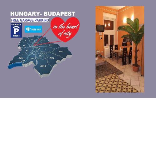 Apartment in the center of Budapest -free garage parking