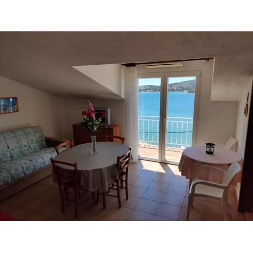 Apartment in Tisno with sea view, balcony, air conditioning, WiFi (4874-1)