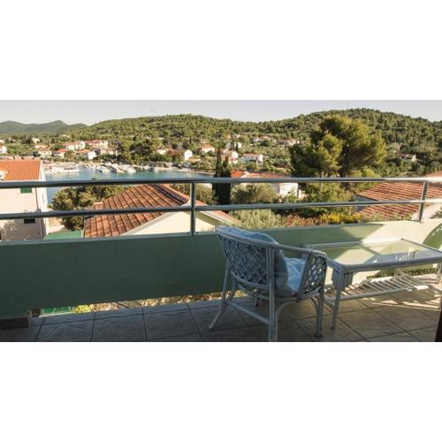 Apartment in Zdrelac with sea view, loggia,air conditioning, WiFi 4565-1