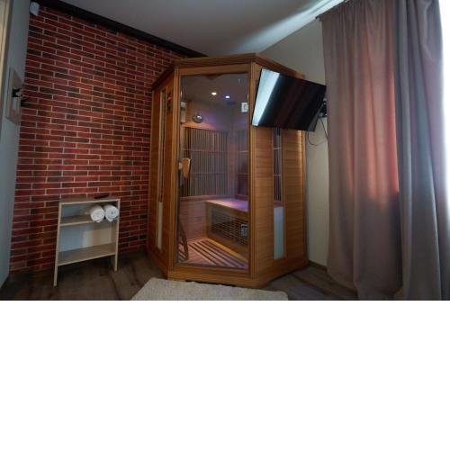 Apartment on Pobeda 4 with sauna