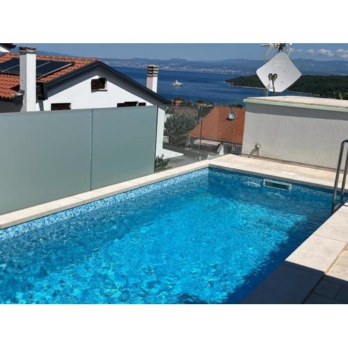 Apartment Santorini Krk with private pool