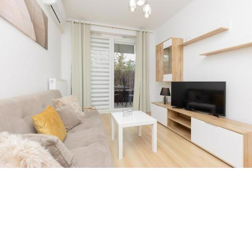 Apartment with AC Warsaw Mokotów Business Centre by Noclegi Renters