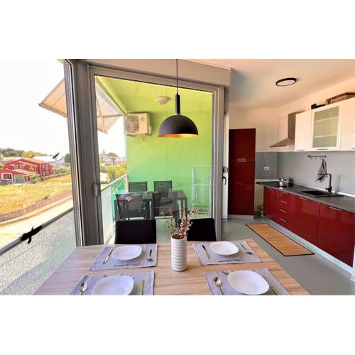 Apartment Zambratija, for up to six guests