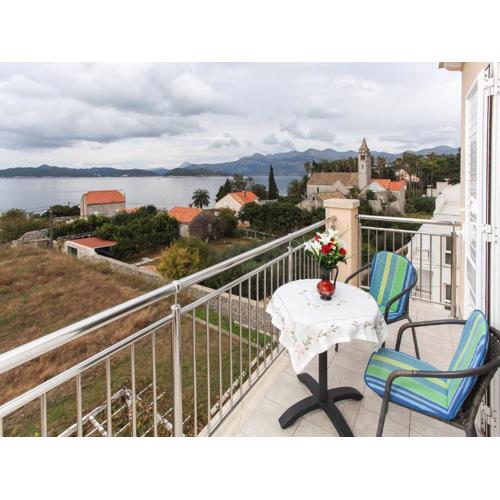 Apartments Ana Lopud - One-Bedroom Apartment with Balcony and Sea View - 4 2 floor