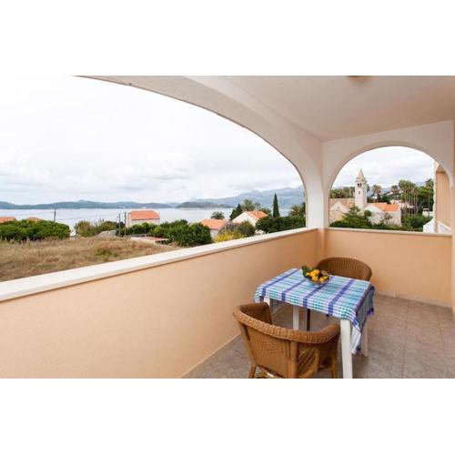 Apartments Ana Lopud - Studio with Balcony and Sea View-2
