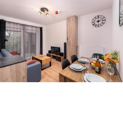 ApartWro 3th - apartament przy dworcu głównym PKP, balkon, garaż, rowery