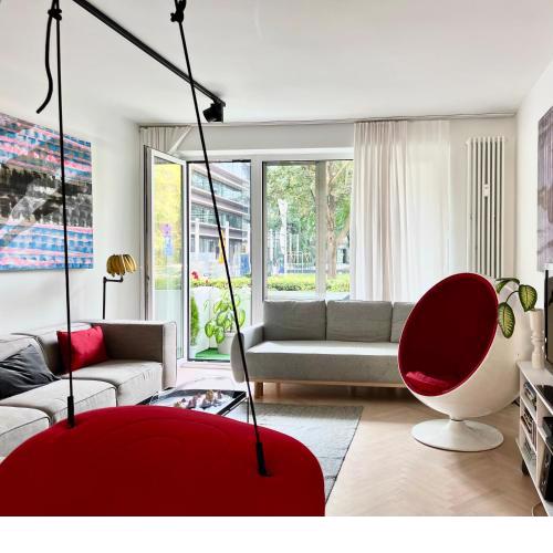Art & Design 3 rooms apartment in city center
