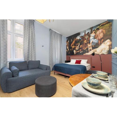Artsy Studio Close to Poznan Market Square by Noclegi Renters