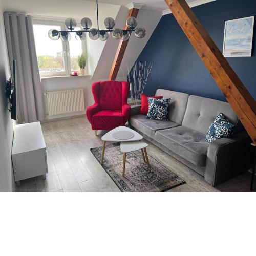 Attic close to the beach and city center