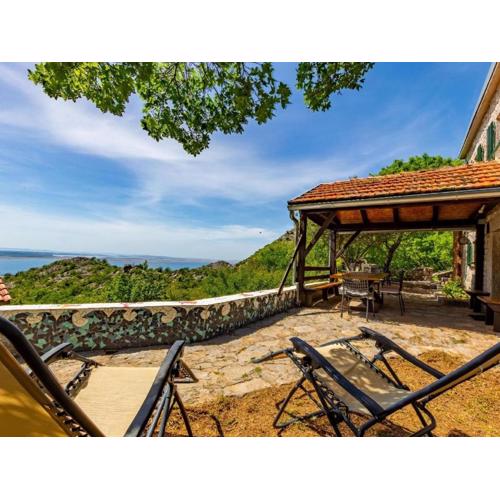 Authentic stone house on the mountain Velebit