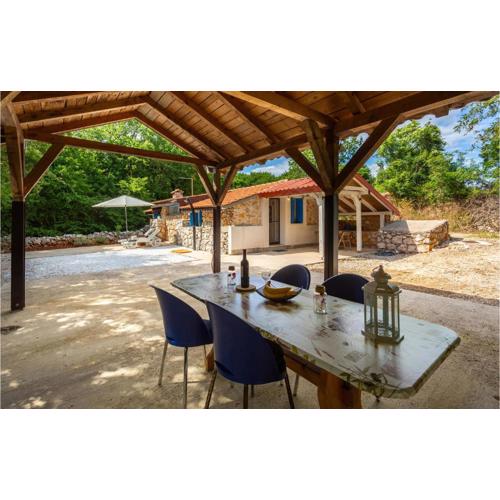 Awesome Home In Risika With Kitchen