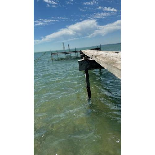 Balatonvilágos Lakehouse with private pier