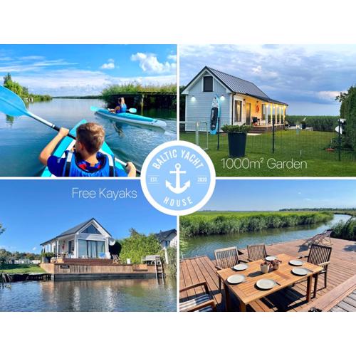 Baltic Waterfront Yacht House - PRIVATE Garden & Watersports Included