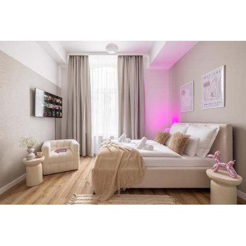 BAST 143 Apartamenty TOP LOCATION , OFF Piotrkowska , Stajnia Jednorożca , WINDA , parking na terenie bezpłatny , Orientarium , Hopa Lupa , ATLAS ARENA , WYTWÓRNIA , EC1