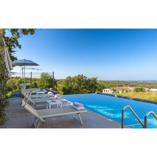 Beautiful Villa Vista Mare with pool in Vizinada