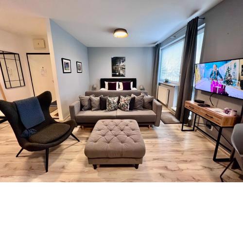 BL - The Executive Suite, Boru - 24hr Self Check-in, Free Private Parking, Balcony with Mountain View, 5 minute walk to City Center