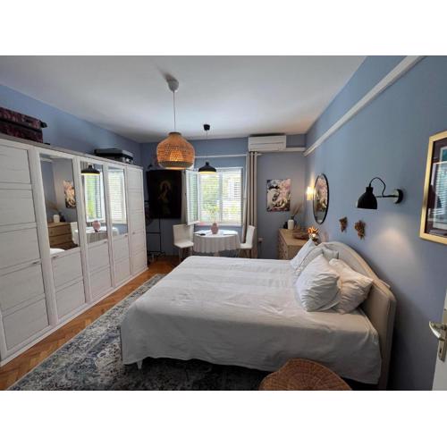 Blue Room and Private Bathroom
