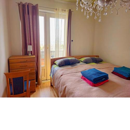 Bright charming house with a garten balkony, panoramic view