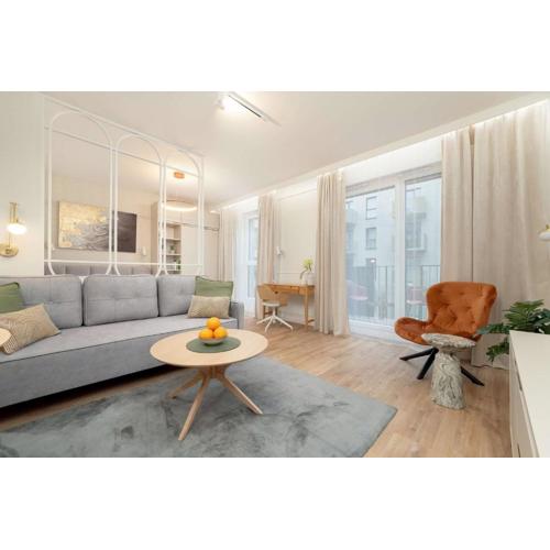 Bright Studio Milionowa in Łódź Perfect for Remote Work by Noclegi Renters