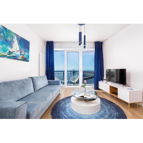 Bulwar Zachodzącego Słońca Apartament z Widokiem na Morze by Noclegi Renters