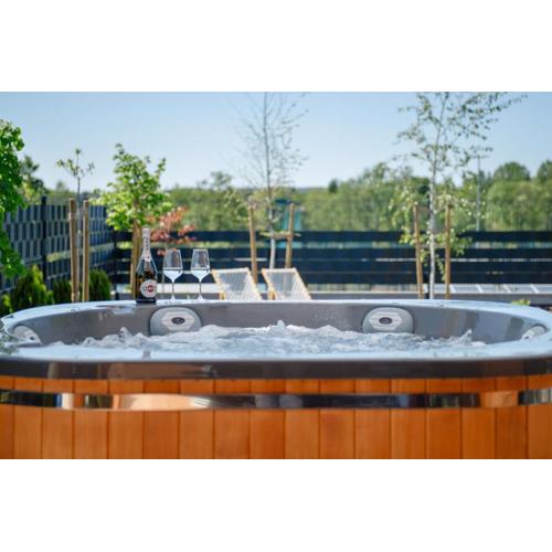 Całoroczny Domek Boho Lubniewice jezioro jacuzzi