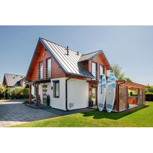 Całoroczny Domek Hampton Lubniewice, jezioro, jacuzzi