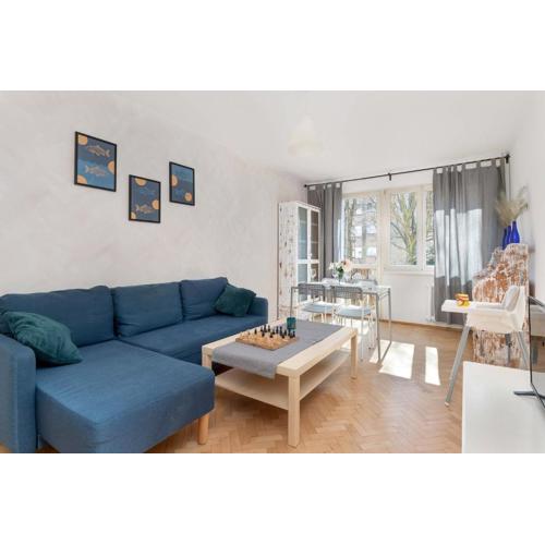 Chłopska Stylish Apartment with Balcony Gdańsk Przymorze by Noclegi Renters