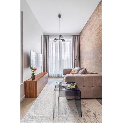 CHRONOS APARTAMENTY Studio z Klimatyzacją na Warszawskiej Woli od Renters Prestige