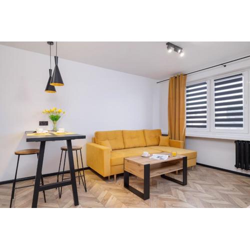 City Center One-Bedroom Apartment with Bathtub by Noclegi Renters