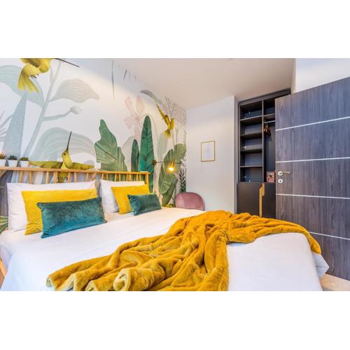 COLIBRI-Design&Beach Appartement mit 40m2 Terrasse und 2 SUPs