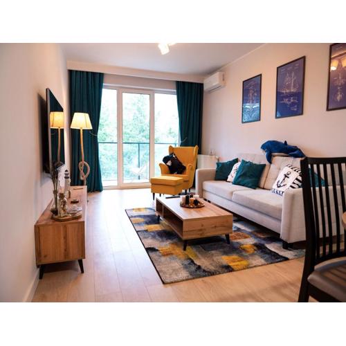Comfortable apartment near the river, Dziwnów