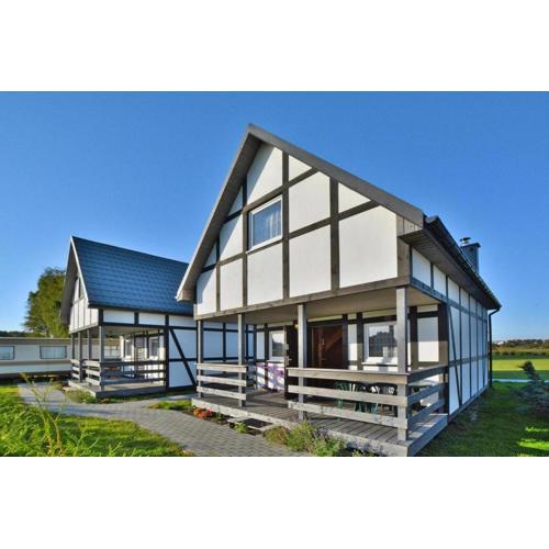 Comfortable bungalows with a fireplace and terrace, Jaroslawiec