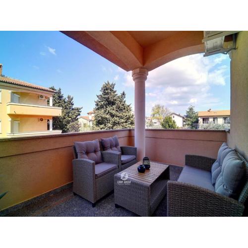 Comfortable home with private covered balcony