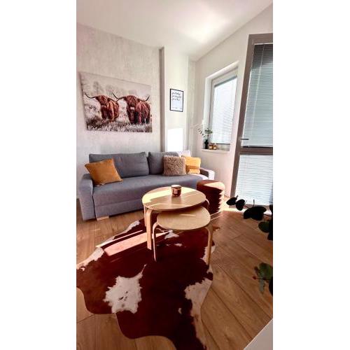 Comfy studio, private parking, smart check in