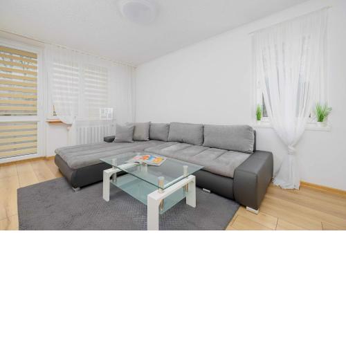 Cosy & Bright Apartment with Parking by Noclegi Renters