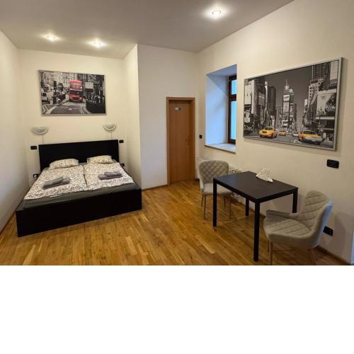 Cosy Studio with terrace near Florenc