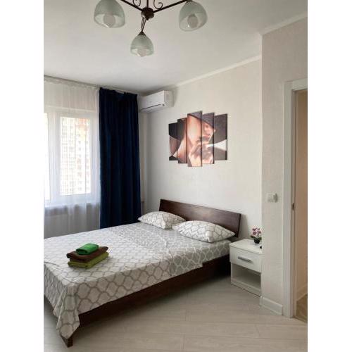 Cozy Apartment on Gmyri 12b near metro Poznyaki