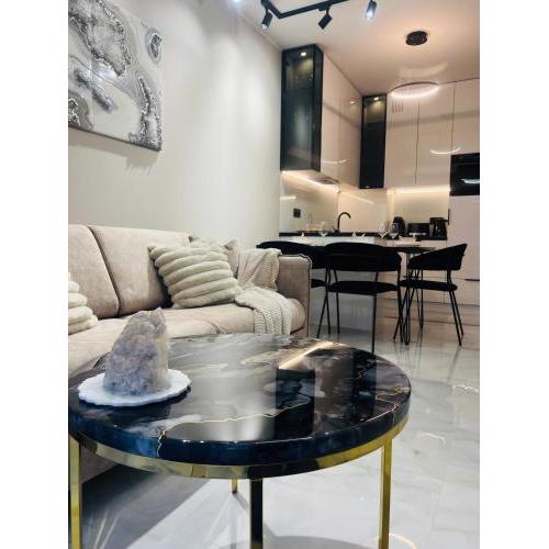 Crystal Luxury Apartment with Free Parking in Cracow for 4 Guests