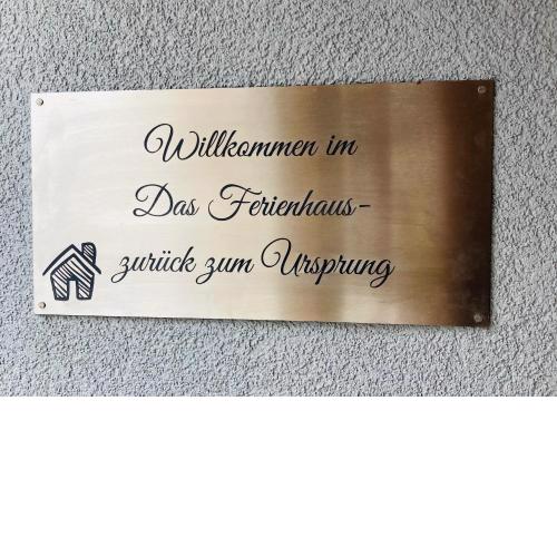 Das Ferienhaus-zurück zum Ursprung