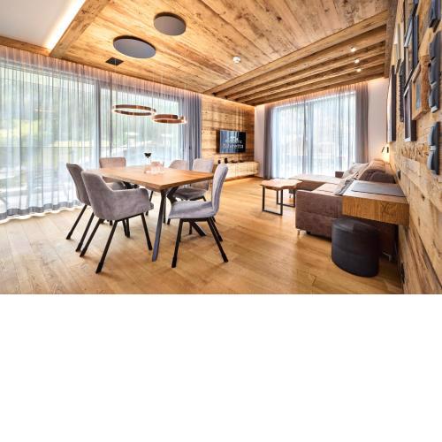 Das luxuriöse Chalet-Apartment in der Residenz Silvretta