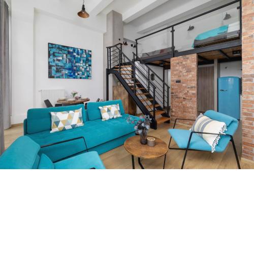 Deluxe Loft Apartment Lubelska with Mezzanine by Noclegi Renters
