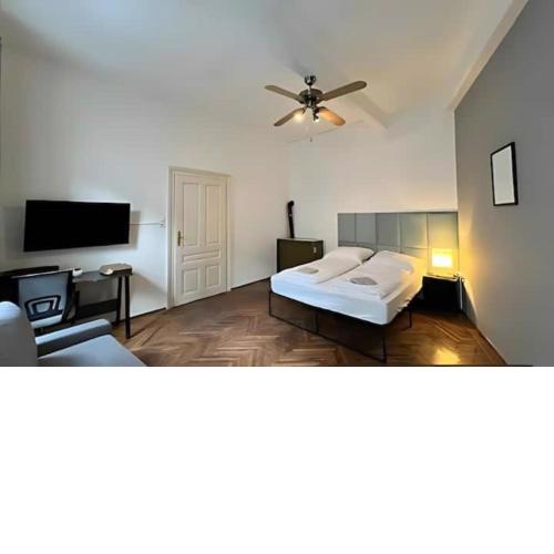 Discover Danube and Prater Stern from Our 1BR Gem