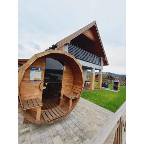 Dom na Wzgórzu SŁOŃCE na wyłączność JACUZZI ELEKTRYCZNE SAUNA ROWERY