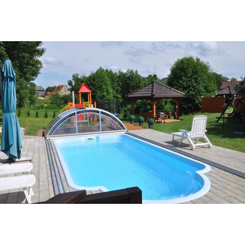 Domek Bagienice z basenem