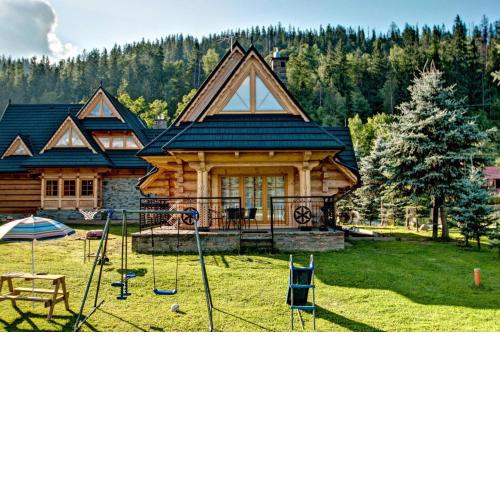 Domek drewniany luxury cottage Dabrowa
